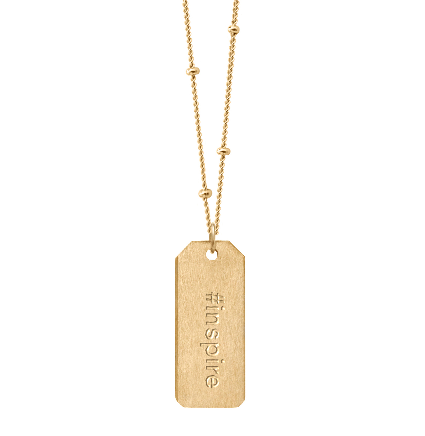 Love Tag Necklace - #inspire